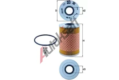 MAHLE Olejov filtr MAO OX 41D, OX 41D