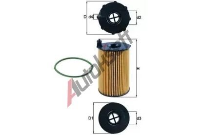 MAHLE Olejov filtr MAO OX 420D, OX 420D