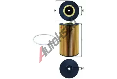 MAHLE Olejový filtr MAO OX 425D, OX 425D MAHLE Olejový filtr MAO OX 425D, OX 425D