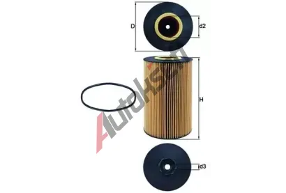 MAHLE Olejov� filtr MAO OX 426D, OX 426D