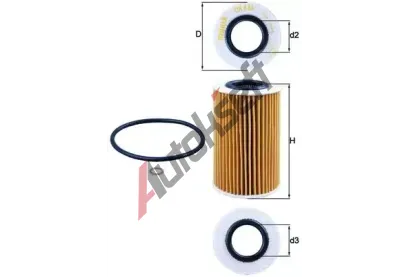 MAHLE Olejov filtr MAO OX 436D, OX 436D