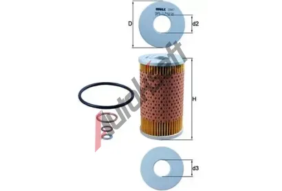 MAHLE Olejov filtr MAO OX 47D, OX 47D