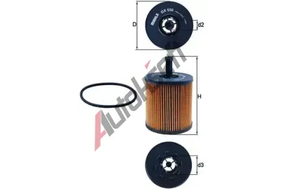 MAHLE Olejov filtr MAO OX 556D, OX 556D