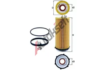 MAHLE Olejov filtr MAO OX 560D, OX 560D