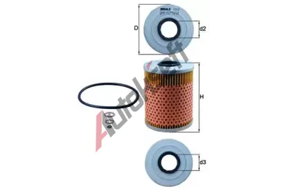MAHLE Olejov filtr MAO OX 68D, OX 68D