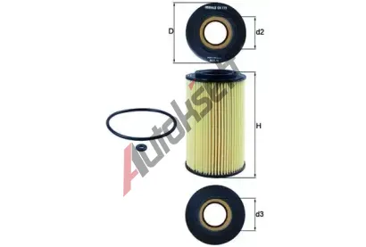 MAHLE Olejov filtr MAO OX 773D, OX 773D
