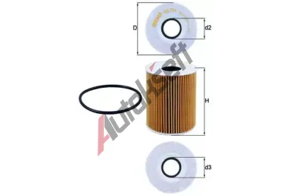 MAHLE Olejov filtr MAO OX 776D, OX 776D