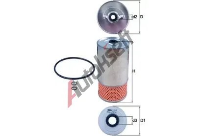 MAHLE Olejov filtr MAO OX 78D, OX 78D