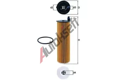 MAHLE Olejov filtr MAO OX 823/6D, OX 823/6D