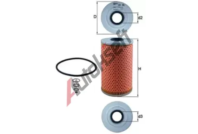 MAHLE Olejov filtr MAO OX 96D, OX 96D