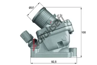 MAHLE Termostat chladiva MAO TH 36 90D, TH 36 90D