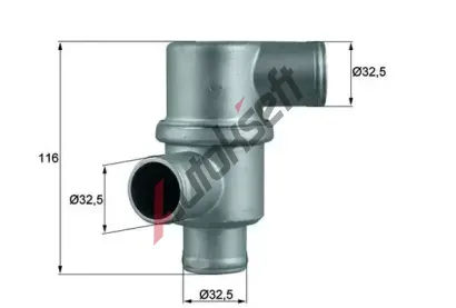 MAHLE Termostat chladiva MAO TH 37 80, TH 37 80 MAHLE Termostat chladiva MAO TH 37 80, TH 37 80