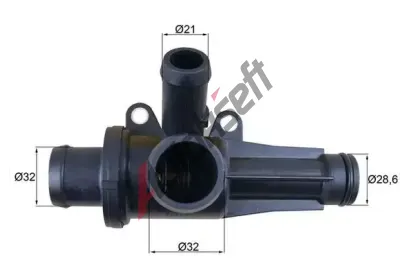 MAHLE Termostat chladiva MAO TH 45 87, TH 45 87