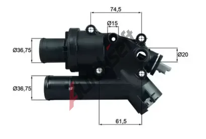 MAHLE Termostat chladiva MAO TH 46 83, TH 46 83