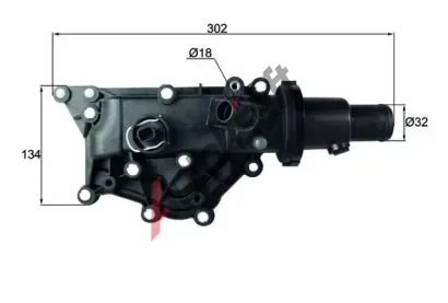 MAHLE Termostat chladiva MAO TH 59 89, TH 59 89