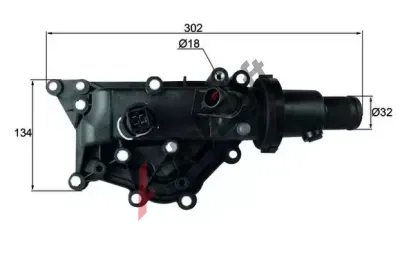 MAHLE Termostat chladiva MAO TH 60 89, TH 60 89 MAHLE Termostat chladiva MAO TH 60 89, TH 60 89