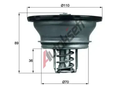 MAHLE Termostat chladiva MAO THD 3 82, THD 3 82 MAHLE Termostat chladiva MAO THD 3 82, THD 3 82