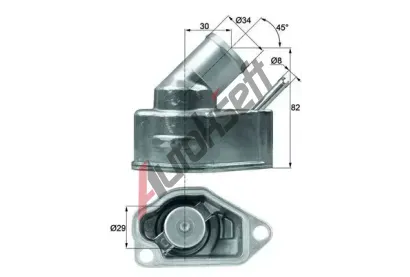 MAHLE Termostat chladiva MAO TI 10 92, TI 10 92