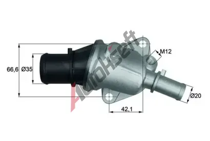 MAHLE Termostat chladiva MAO TI 105 88, TI 105 88 MAHLE Termostat chladiva MAO TI 105 88, TI 105 88