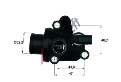 MAHLE Termostat chladiva MAO TI 12 87, TI 12 87