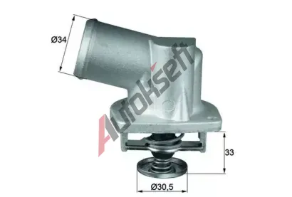 MAHLE Termostat chladiva MAO TI 132 92D, TI 132 92D