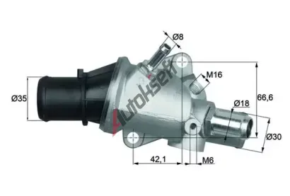 MAHLE Termostat chladiva MAO TI 138 88, TI 138 88 MAHLE Termostat chladiva MAO TI 138 88, TI 138 88