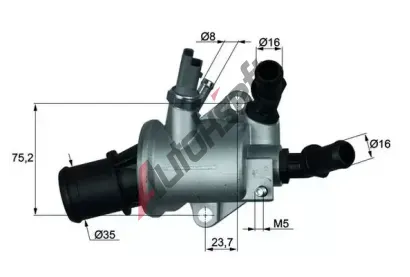 MAHLE Termostat chladiva MAO TI 143 88, TI 143 88