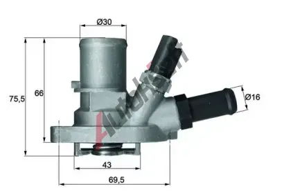 MAHLE Termostat chladiva MAO TI 149 88, TI 149 88