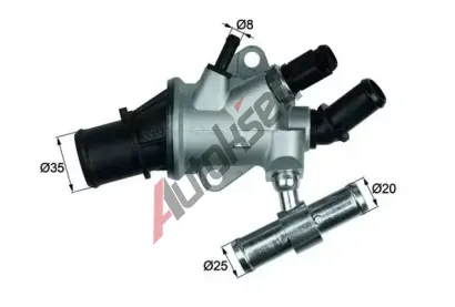 MAHLE Termostat chladiva MAO TI 157 88, TI 157 88