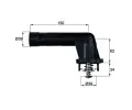 MAHLE Termostat chladiva ‐ MAO TI 20 95  MAHLE Termostat chladiva ‐ MAO TI 20 95