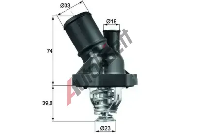 MAHLE Termostat chladiva MAO TI 200 90, TI 200 90