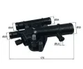 Termostat chladiva MAHLE ‐ MAO TI 243 89