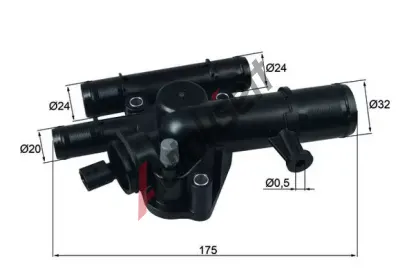 MAHLE Termostat chladiva MAO TI 243 89, TI 243 89