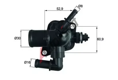 MAHLE Termostat chladiva MAO TI 251 88D, TI 251 88D