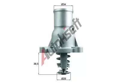 MAHLE Termostat chladiva MAO TI 260 92, TI 260 92