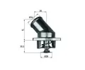 Termostat chladiva MAHLE ‐ MAO TI 3 87