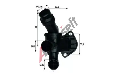 MAHLE Termostat chladiva MAO TI 7 87, TI 7 87