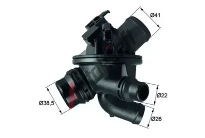 MAHLE Termostat chladiva MAO TM 21 97, TM 21 97