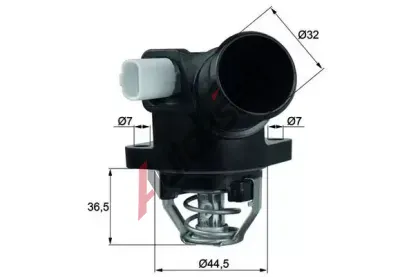 MAHLE Termostat chladiva MAO TM 32 103, TM 32 103