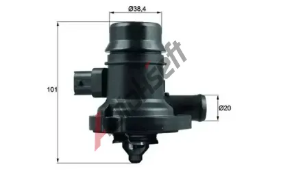MAHLE Termostat chladiva MAO TM 36 103, TM 36 103
