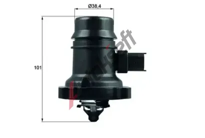 MAHLE Termostat chladiva MAO TM 37 103, TM 37 103
