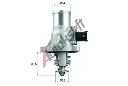 MAHLE Termostat chladiva MAO TM 41 105, TM 41 105