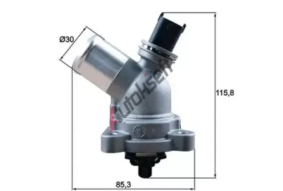 MAHLE Termostat chladiva MAO TM 43 105, TM 43 105