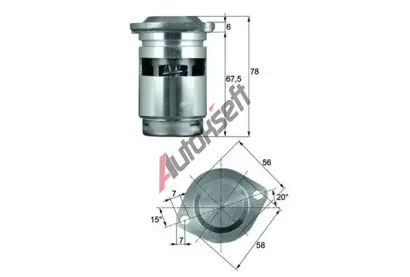 MAHLE Termostat chlazen� oleje MAO TO 1 83, TO 1 83