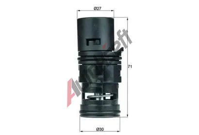 MAHLE Termostat chlazen oleje MAO TO 7 80, TO 7 80