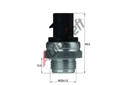 MAHLE Teplotní spínač větráku chladiče MAO TSW 13D, TSW 13D  MAHLE Teplotní spínač větráku chladiče MAO TSW 13D, TSW 13D