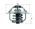 MAHLE Termostat chladiva ‐ MAO TX 111 87D