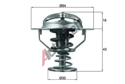 MAHLE Termostat chladiva MAO TX 114 82D, TX 114 82D