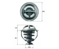 Termostat chladiva MAHLE ‐ MAO TX 117 95D