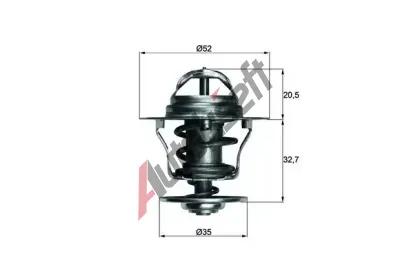 MAHLE Termostat chladiva MAO TX 12 88D, TX 12 88D